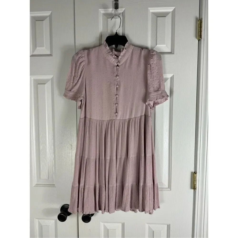 Aqua Womens Blush Fairycore Dress Size M
